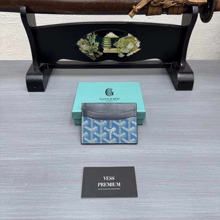 Goyard Cardholder - Dark Blue