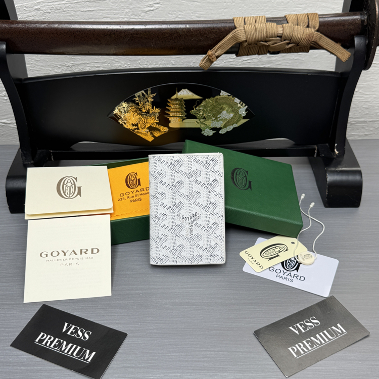 Imported | Ithal Goyard Pocket Organizer - White