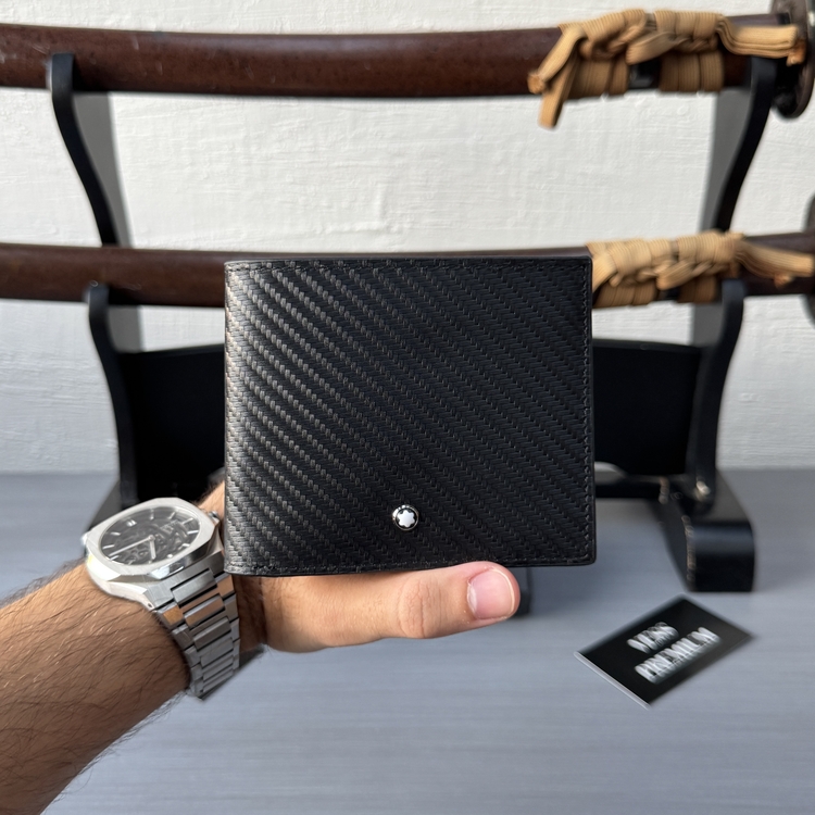 Mont Blanc Wallet - Carbon Black