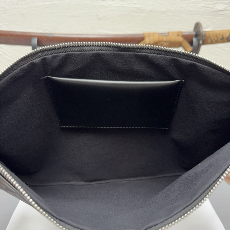 Mont Blanc Macbook Hand Bag - Textured Black