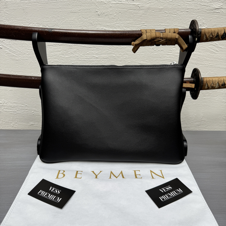 Vess Macbook Hand Bag - Black