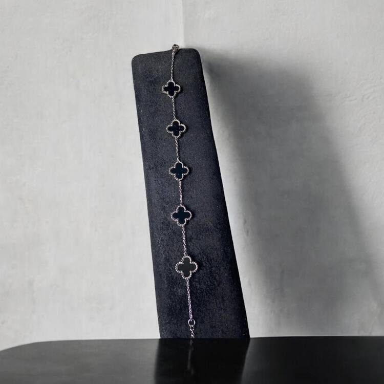Van Cleef Bracelet - Black & Silver