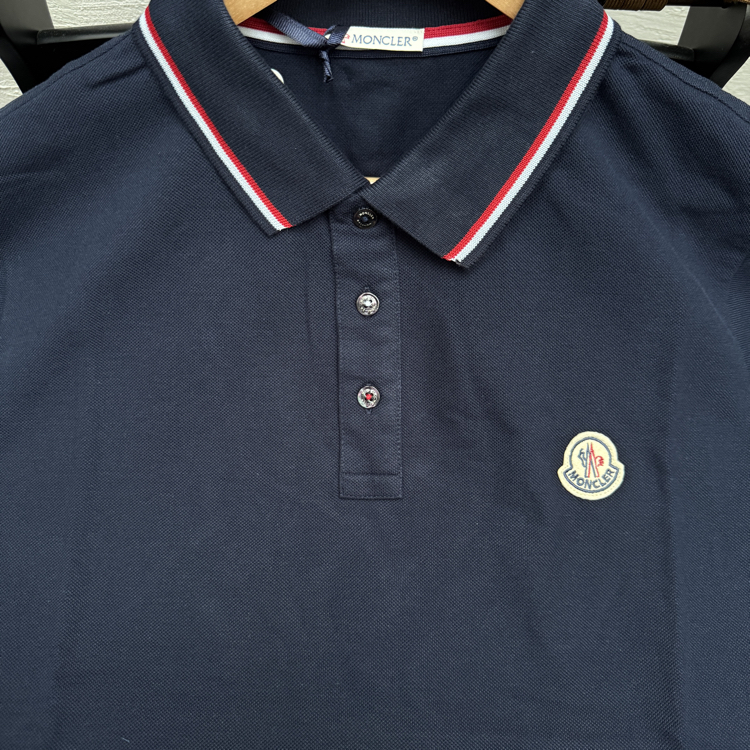 Moncler Polo Shirt - Navy Blue