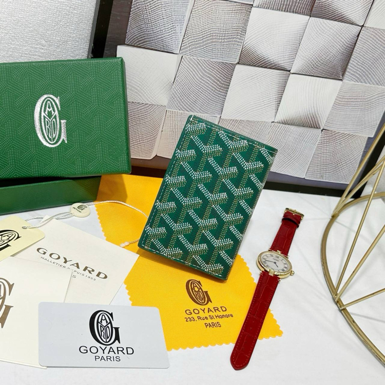 Imported | Ithal Goyard Pocket Organizer - Green