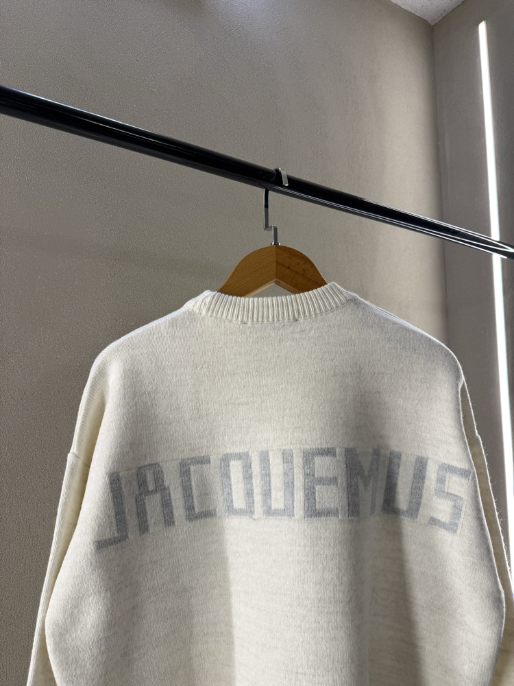 Jacquemus Premium Triko İthal Krem