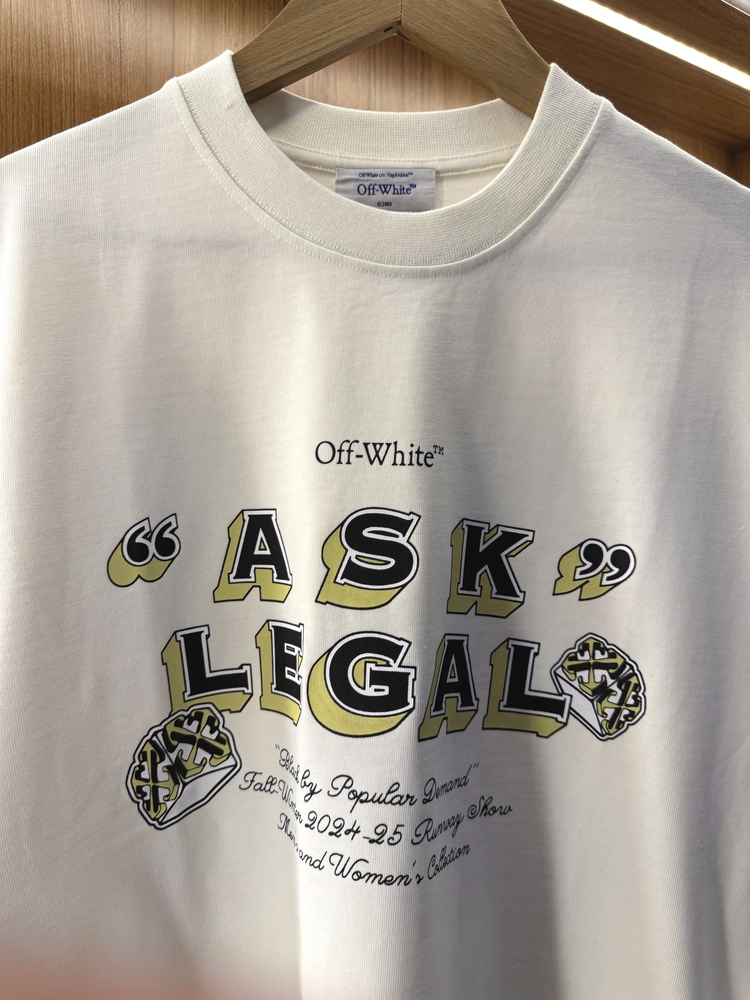 Off White Premium Tişört