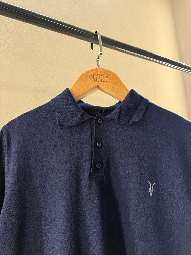 All Saints Polo Yaka Lacivert