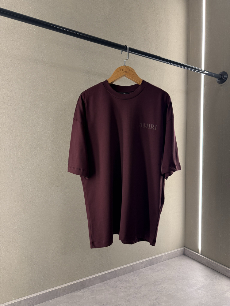 Amiri Premium Tişört (Bordo)
