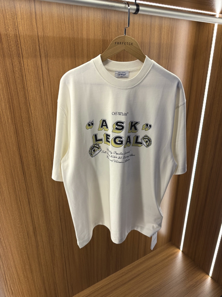 Off White Premium Tişört