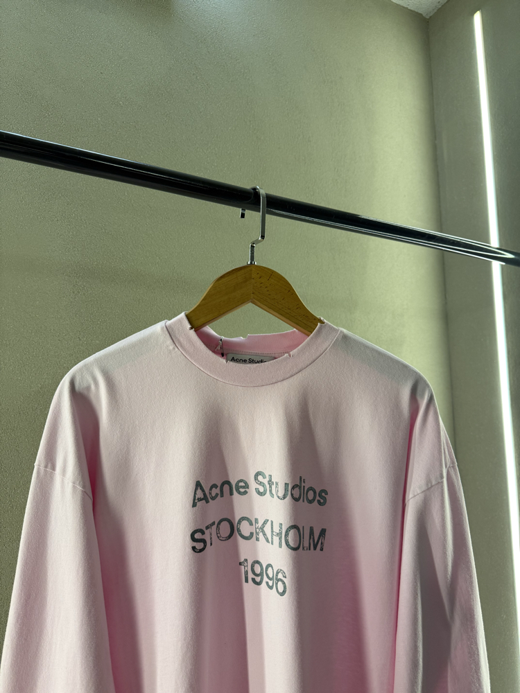 Acne Studios Premium Long Sleeve (Şeker Pembe)