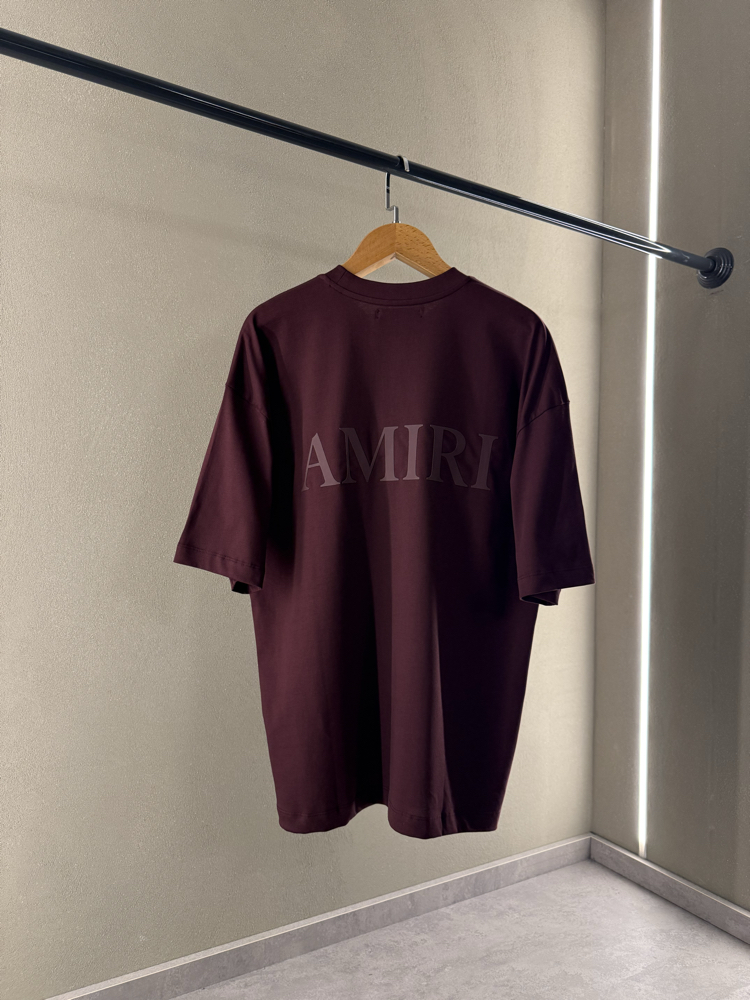 Amiri Premium Tişört (Bordo)