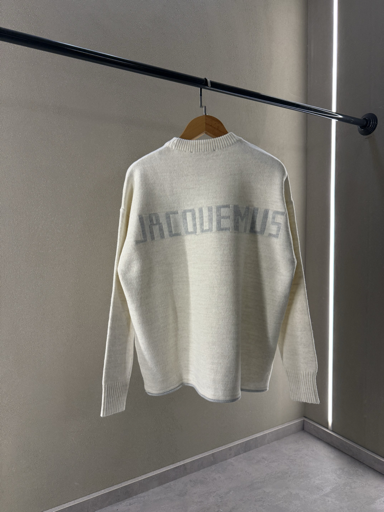 Jacquemus Premium Triko İthal Krem