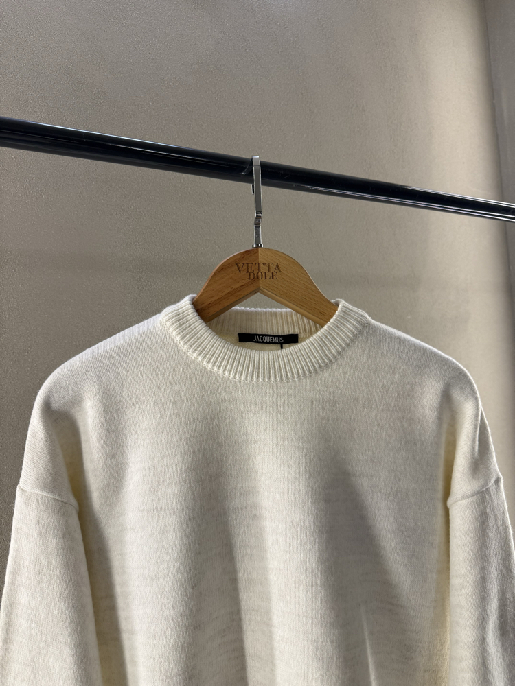 Jacquemus Premium Triko İthal Krem