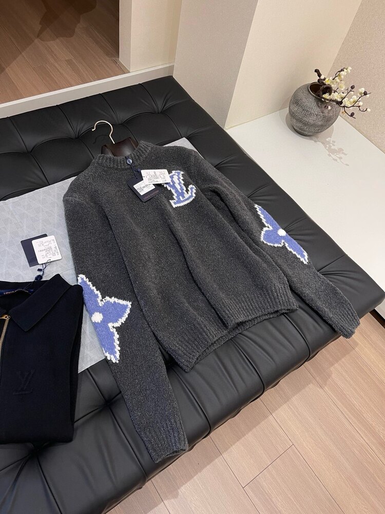 Regular fit yüm dokulu kazak
