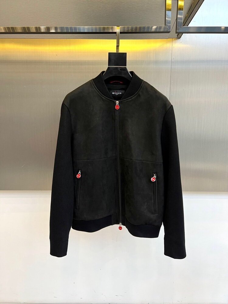 Kiton süet bomber ceket
