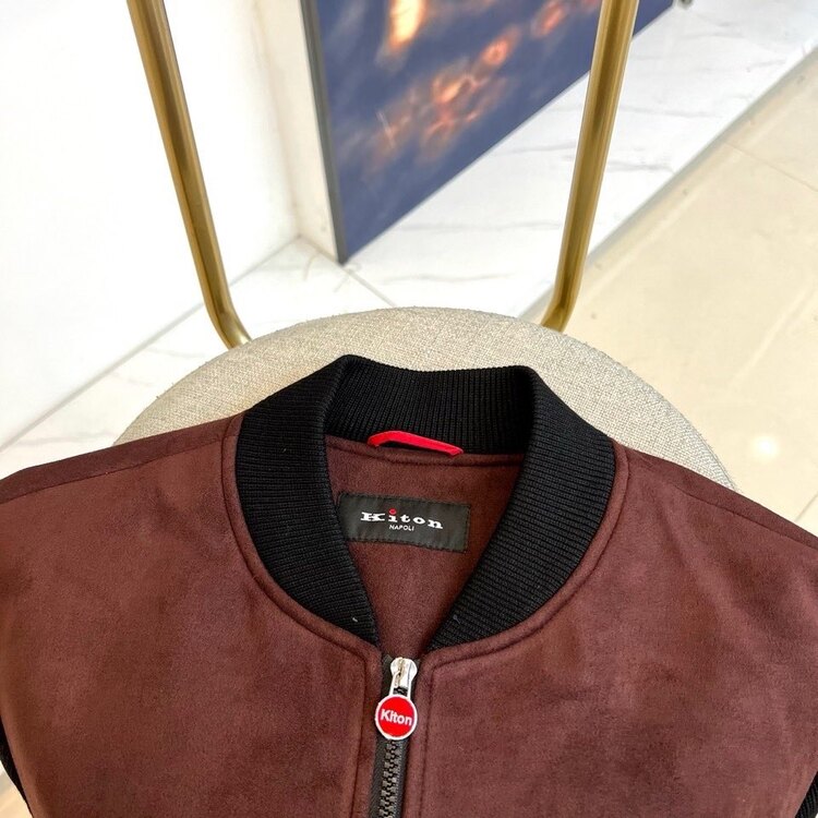 Kiton süet bomber ceket