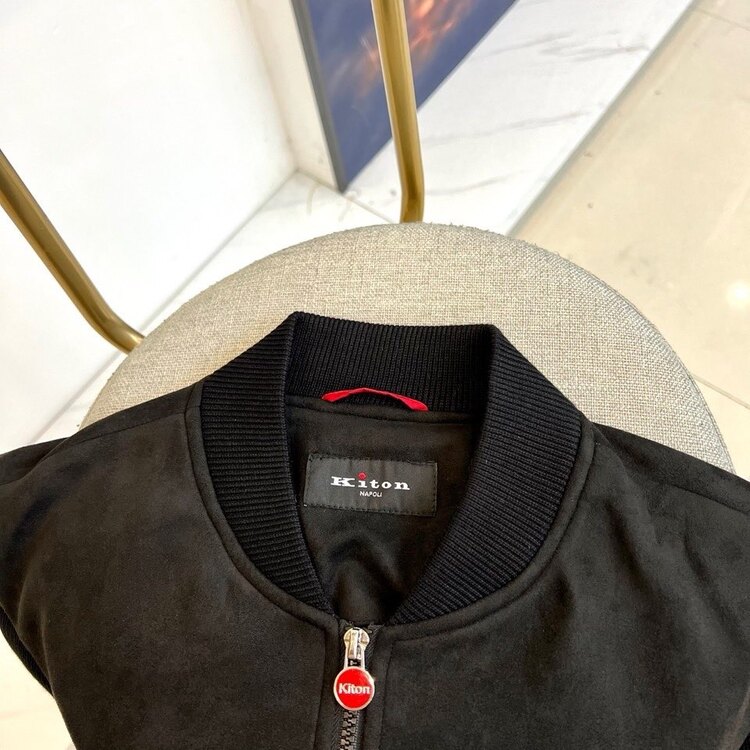 Kiton süet bomber ceket
