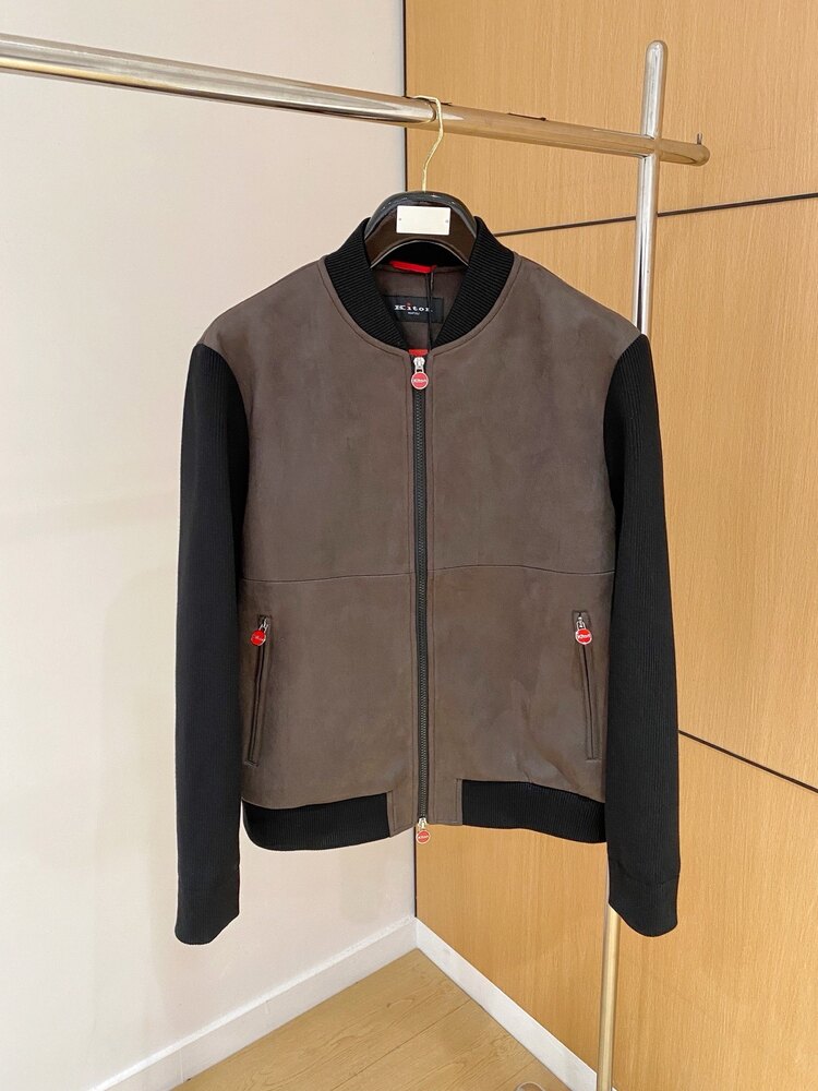 Kiton süet bomber ceket