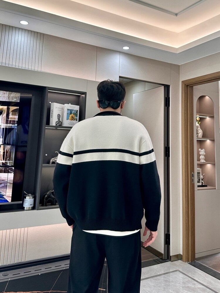 Fermuarlı çelik örgü hırka