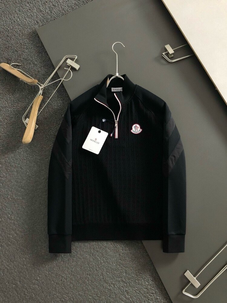 Dik yakalı fermuarlı sweatshirt 
