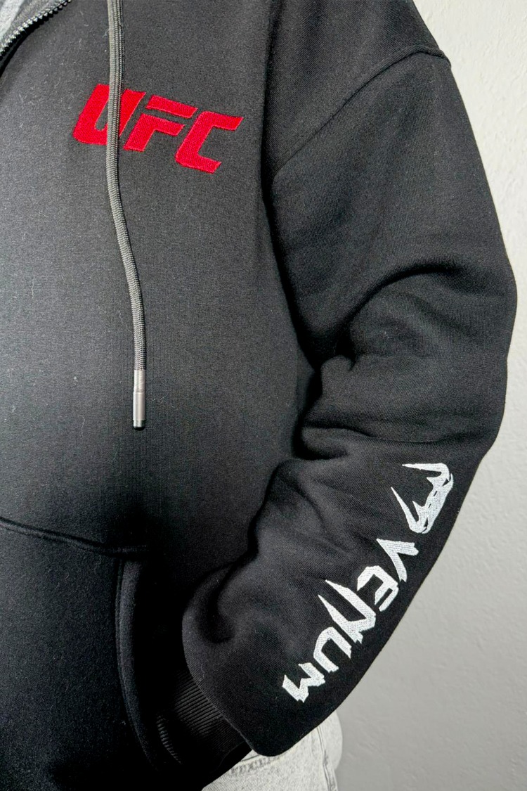 UFC Venum Nakış İşlemeli Fermuarlı Hoodie