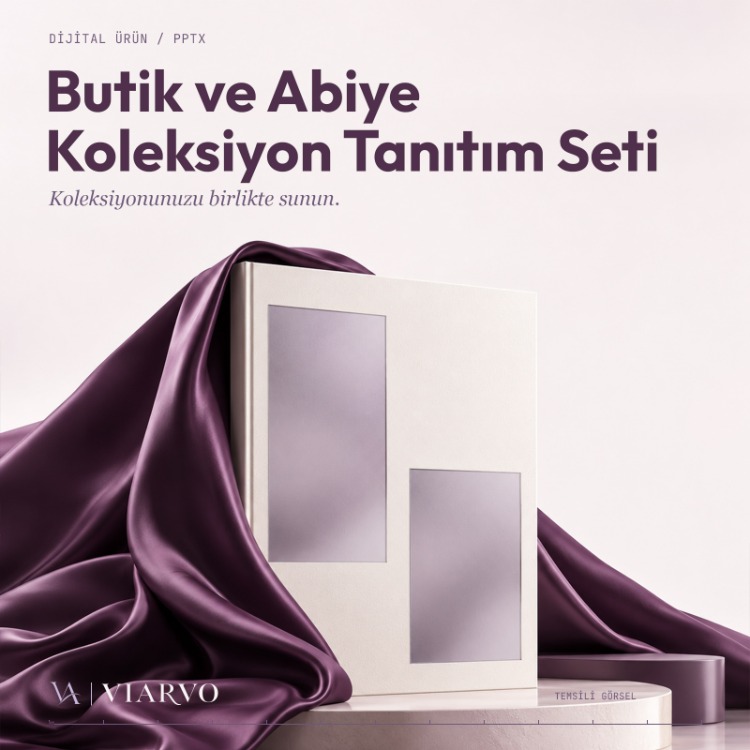 Butik ve Abiye Koleksiyon Tanıtım Seti (PPTX)