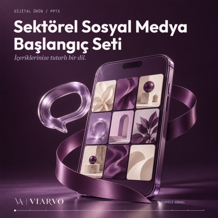 Sektörel Sosyal Medya Başlangıç Seti (PPTX)