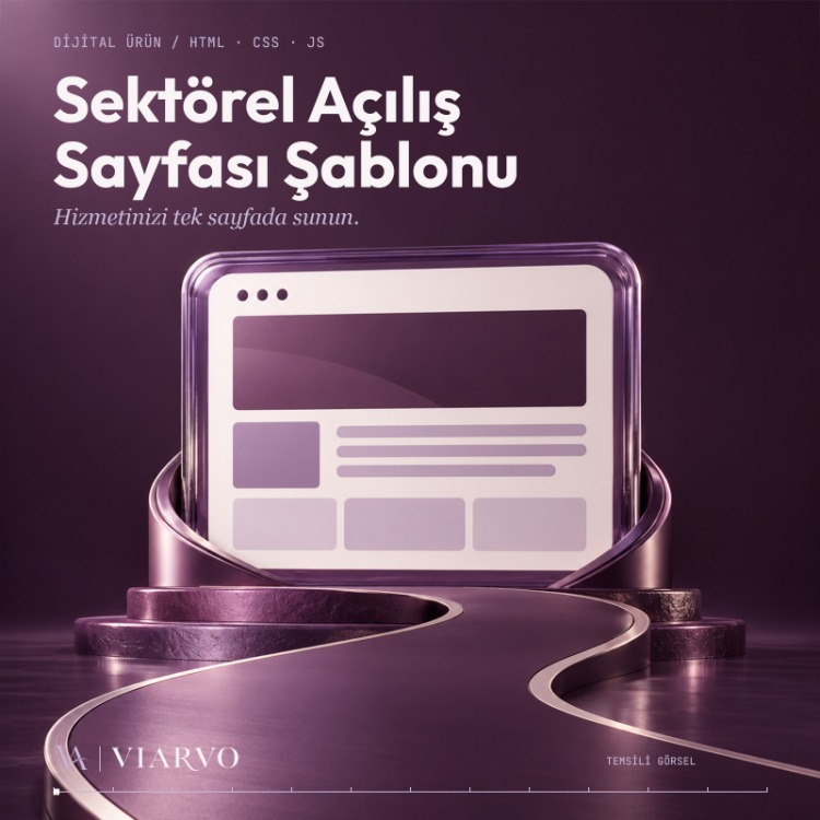Sektörel Açılış Sayfası Şablonu (HTML · CSS · JS)