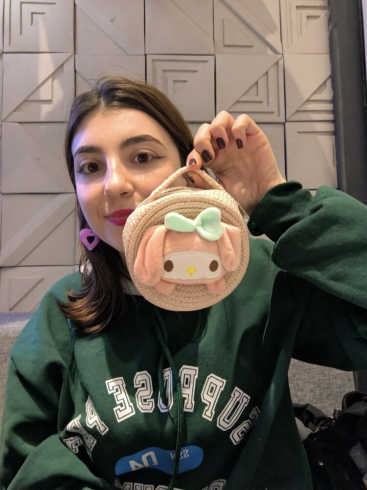 Cinnamoroll Hasır Çanta 