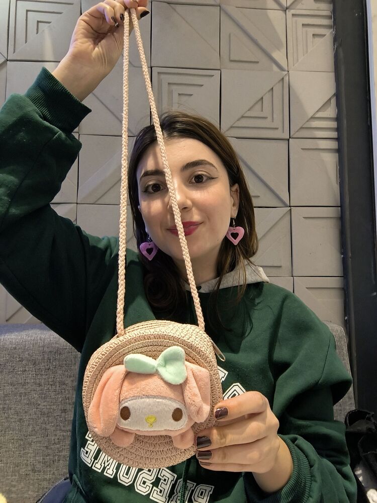 Cinnamoroll Hasır Çanta 