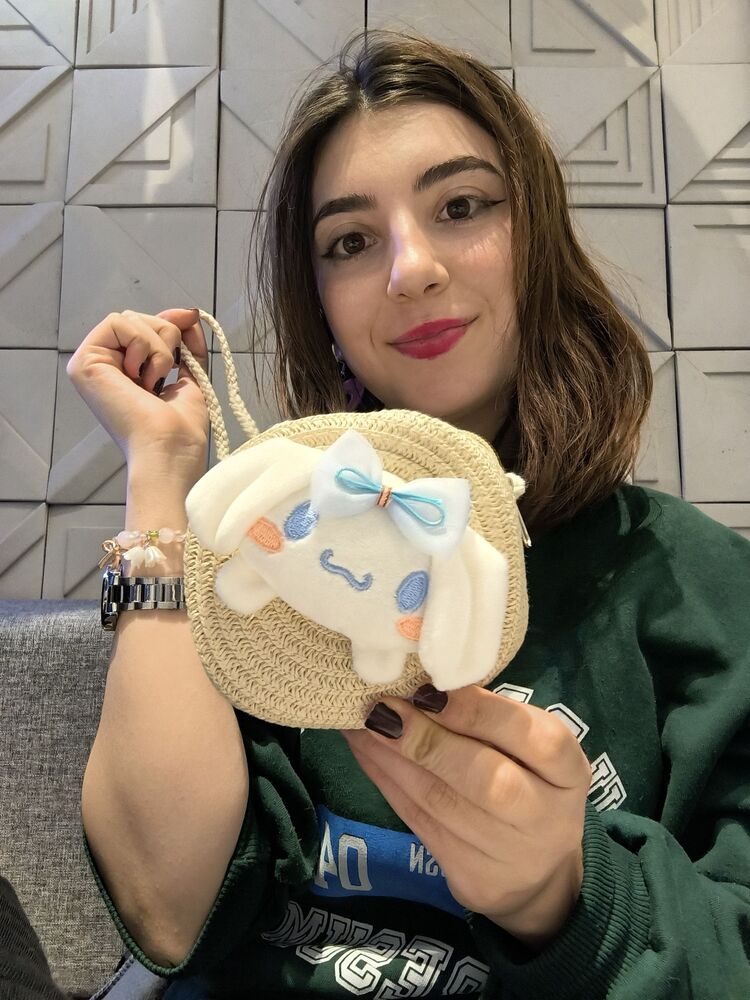 Cinnamoroll Hasır Çanta 