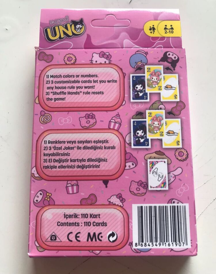 Sanrio Uno Kartı