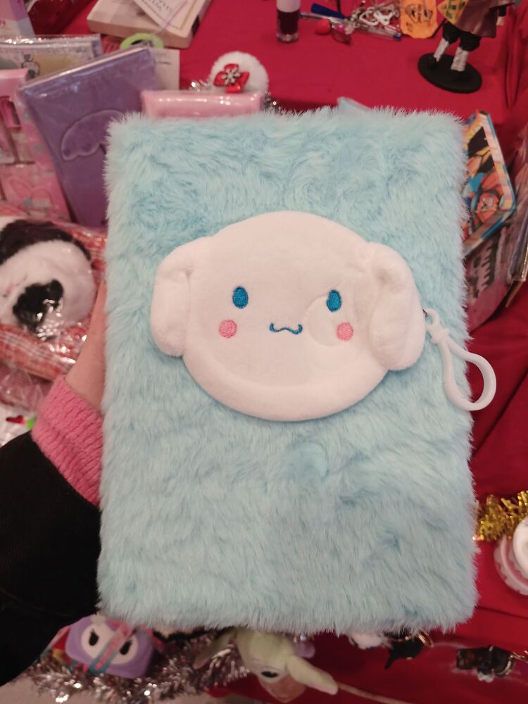 cüzdanlı peluş defter 