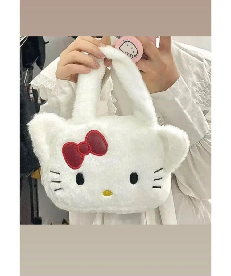 Hello Kitty peluş çanta 