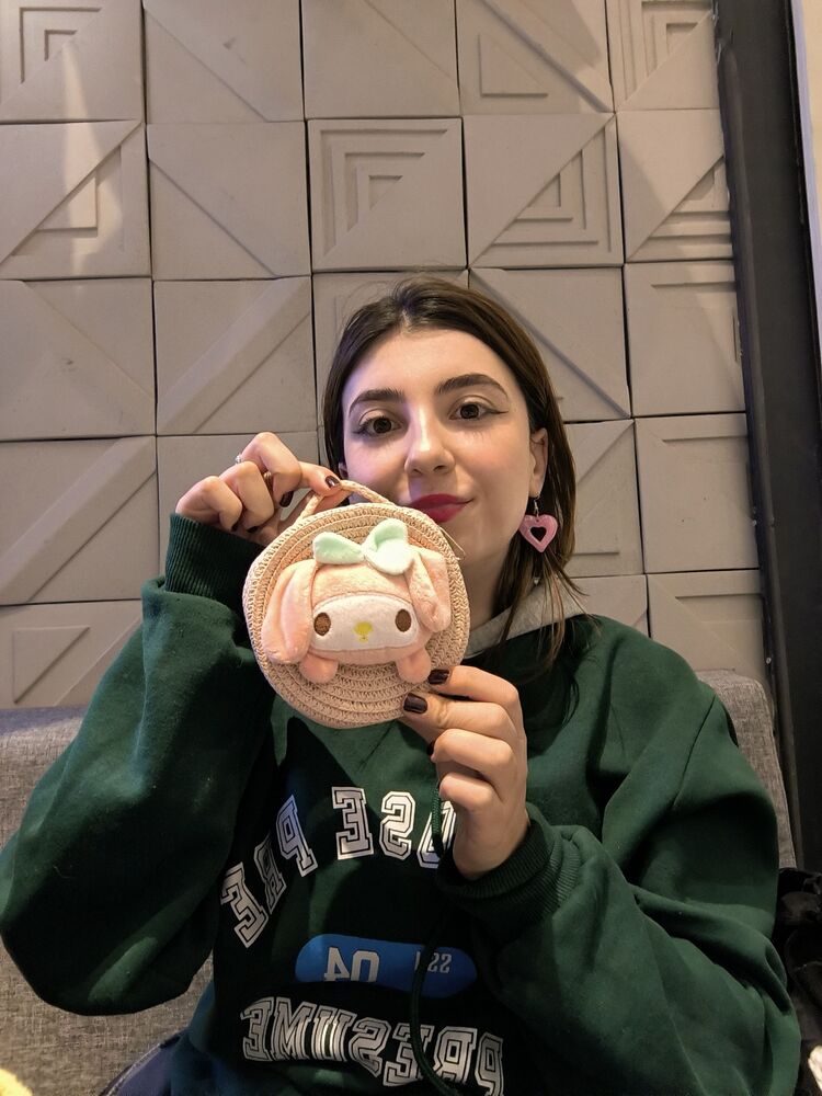 Cinnamoroll Hasır Çanta 