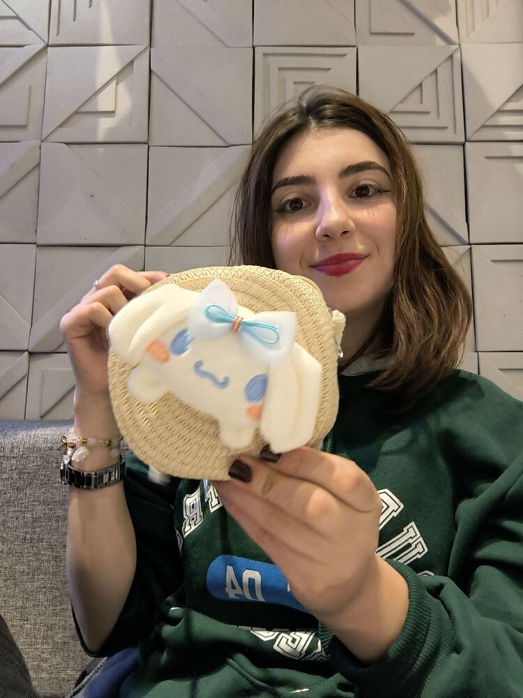 Cinnamoroll Hasır Çanta 