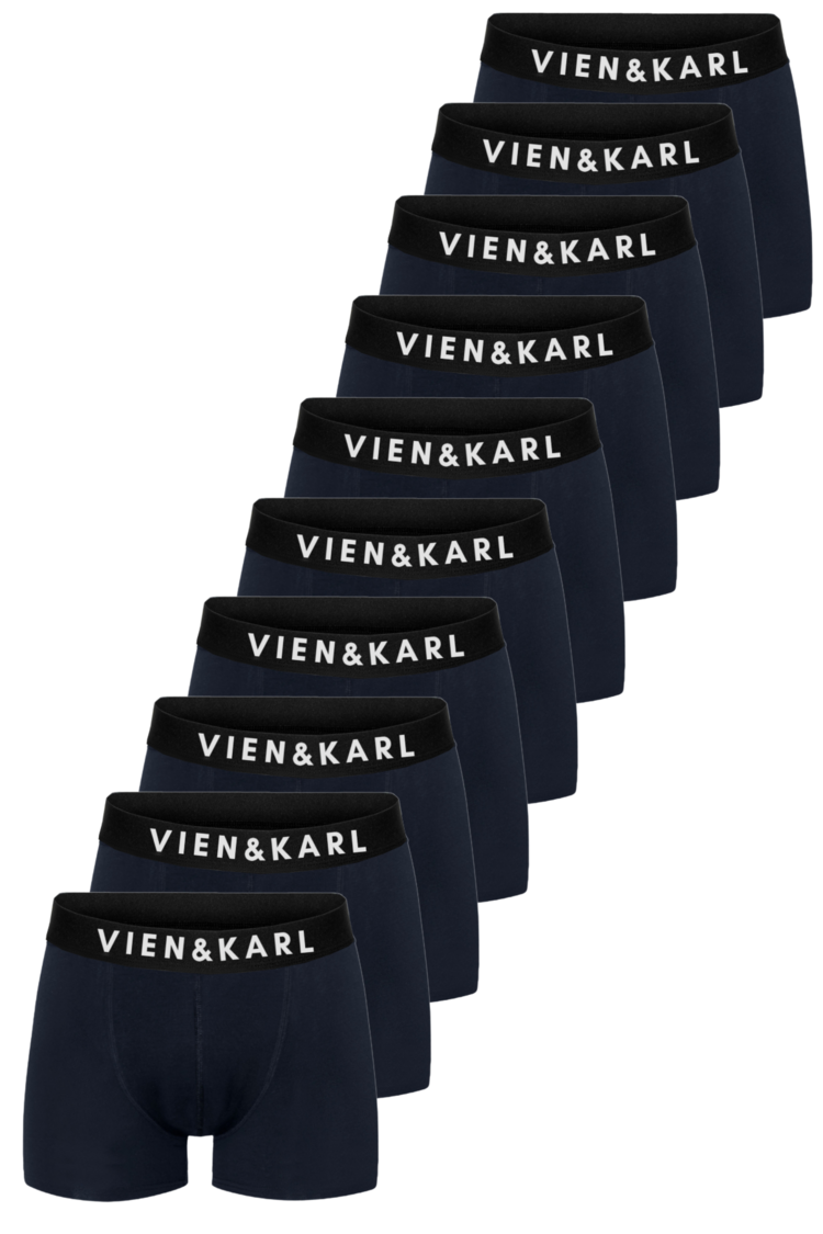 VIEN&KARL 10'lu Lacivert Boxer Set