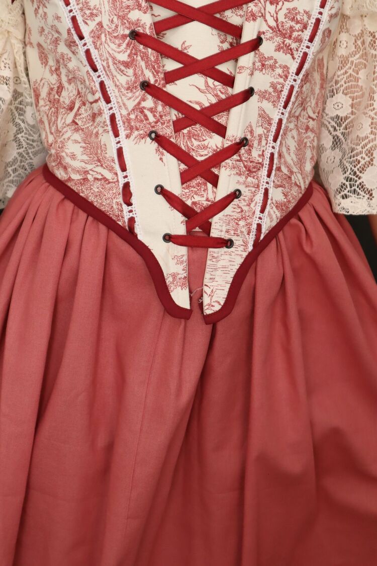 Bordo Fransız korse