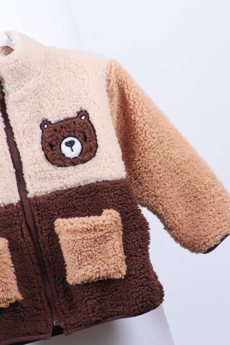 TEDDY PELUŞ AYICIKLI MONT