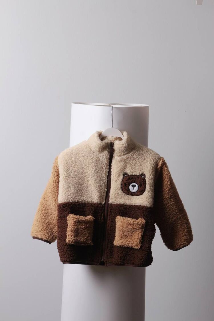 TEDDY PELUŞ AYICIKLI MONT