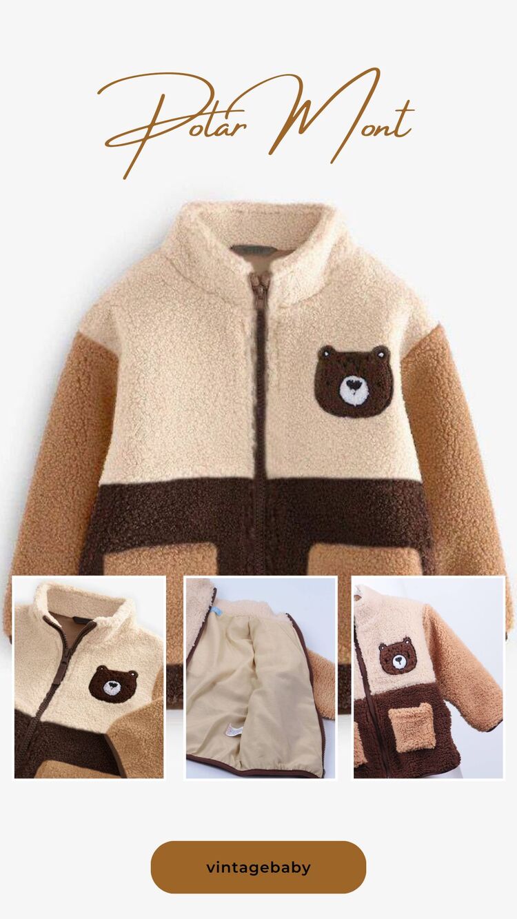 TEDDY PELUŞ AYICIKLI MONT