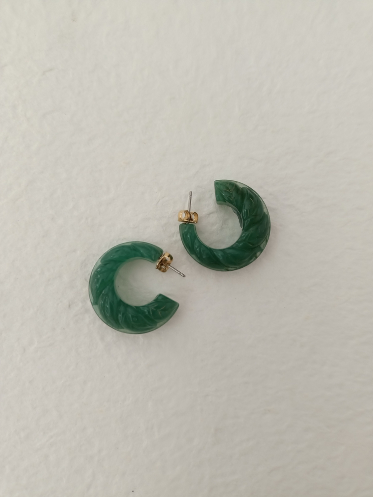 Vintage Yesil Halka Kupeler