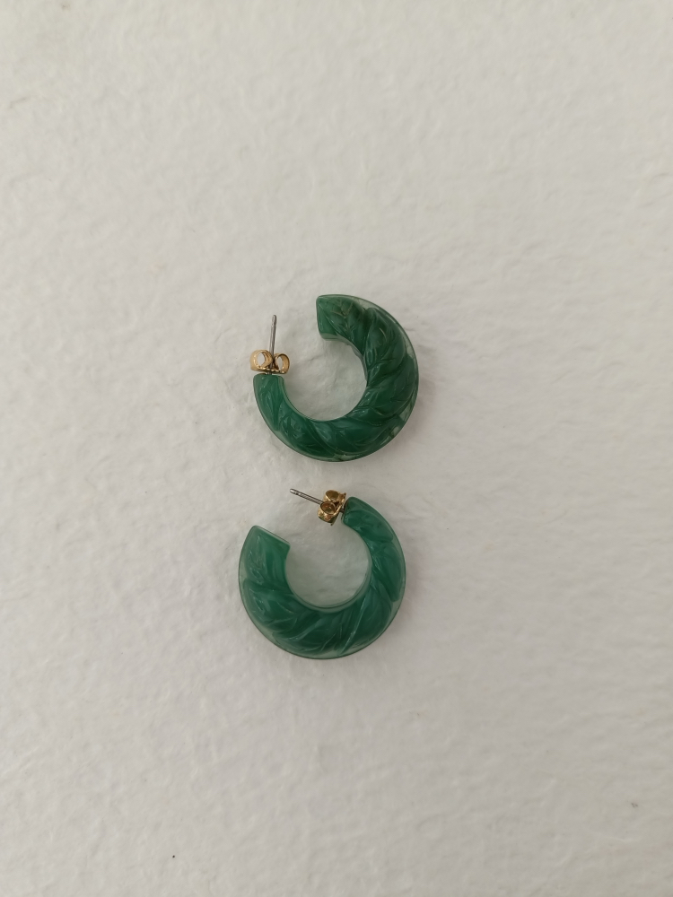 Vintage Yesil Halka Kupeler