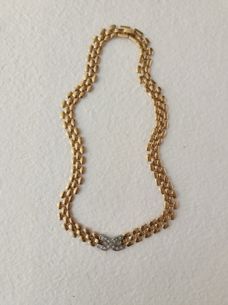 Vintage Tasli Zincir Kolye