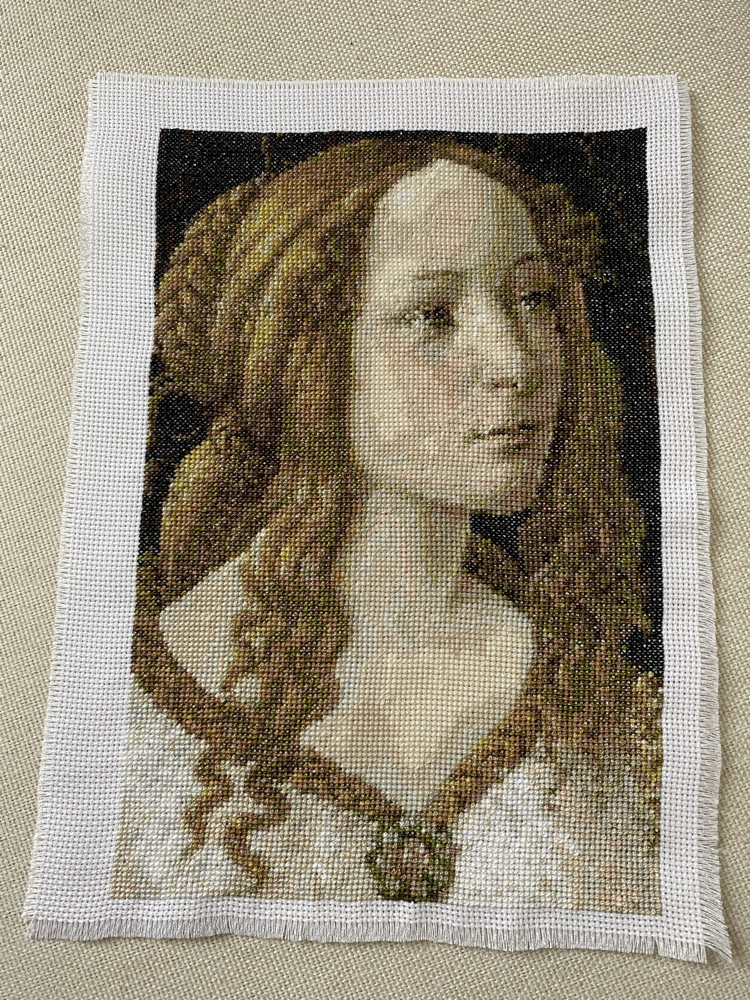Venüs Sandro Botticelli kanaviçe tablo