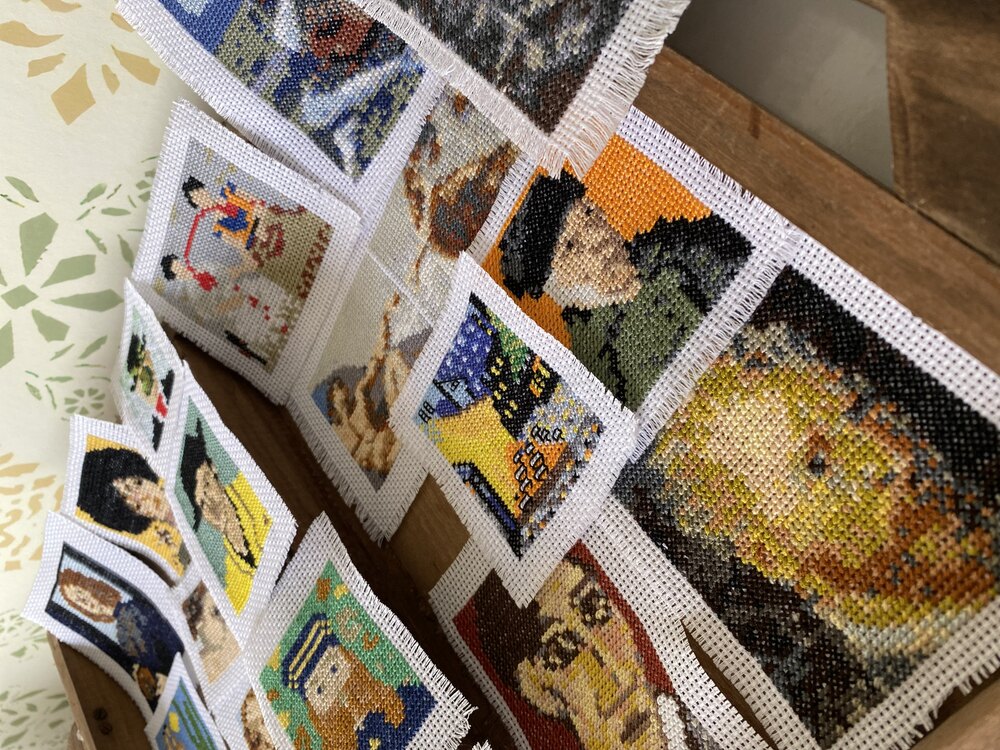 Van Gogh Kesik Kulak Mini Kanaviçe