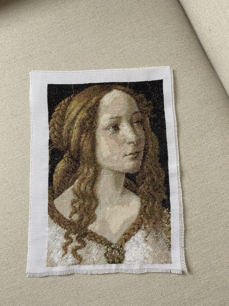 Venüs Sandro Botticelli kanaviçe tablo