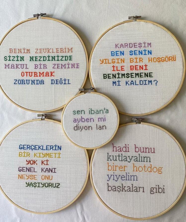 Gibi replik kanaviçe (Benim zevklerim…)