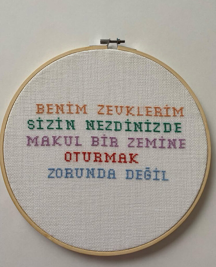 Gibi replik kanaviçe (Benim zevklerim…)