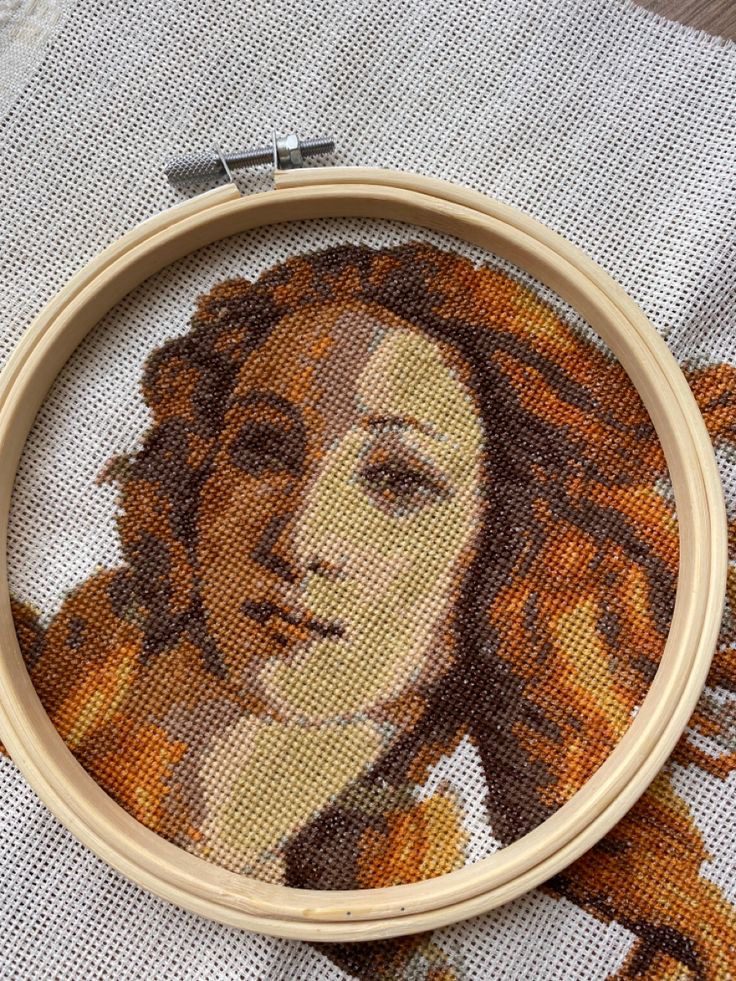 Venüs Botticelli kanaviçe deseni 23x18 cm pattern